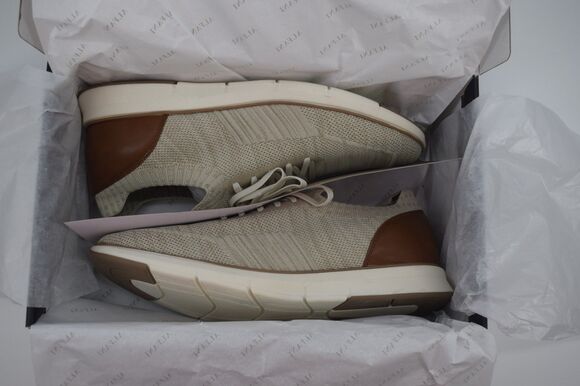 Alfani Lambertt Knit Sneakers Mens 10.5 Hummus Beige Brown Casual Shoes New/Box main image 6